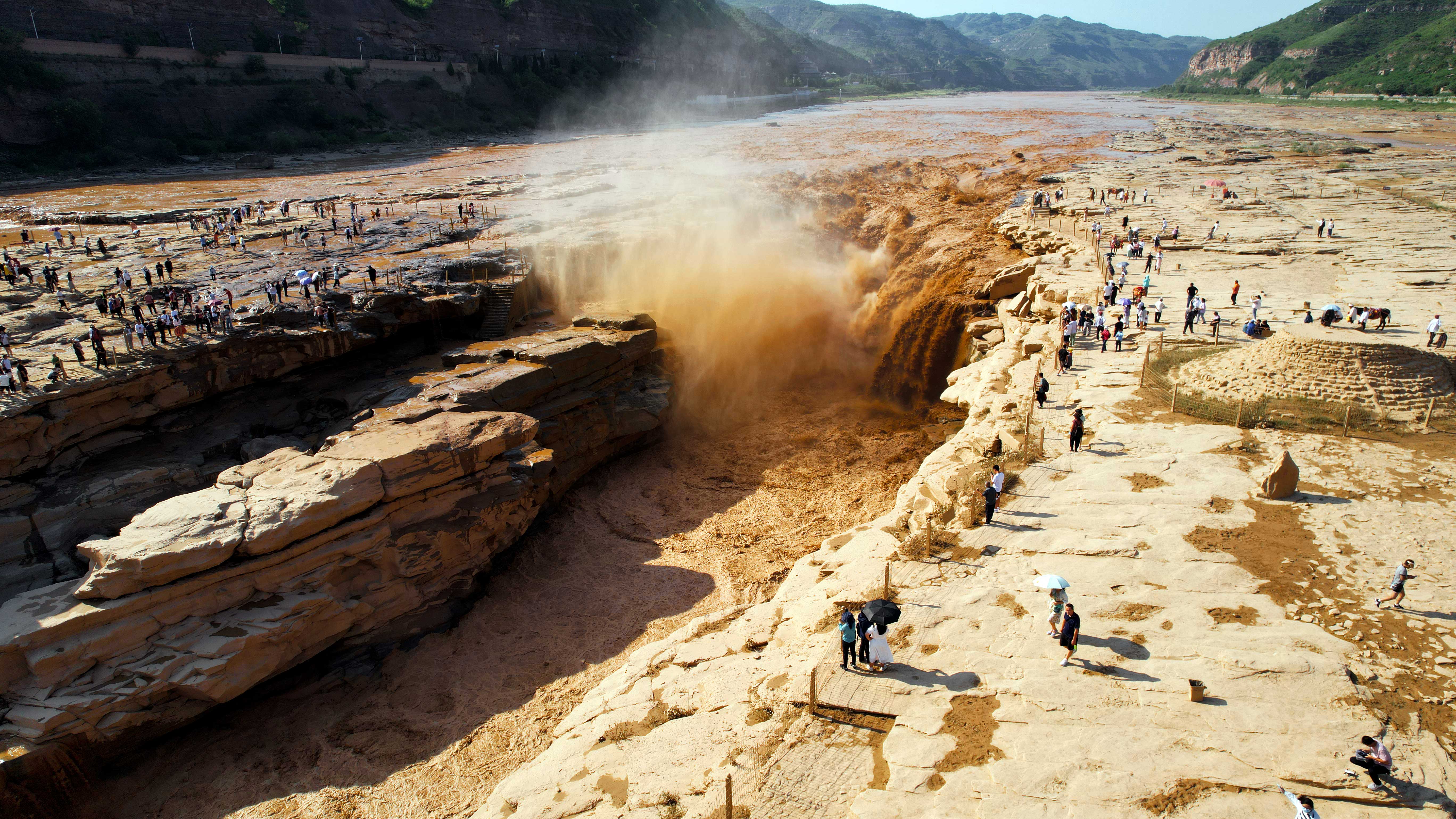 黃河壺口瀑布。張輝 攝