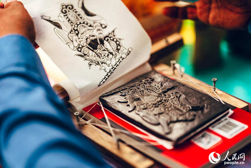 活動現場非遺展演。人民網記者 霍亞平攝